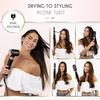 image:imageELLA BELLA 6 in 1 Professional Hot Air Styler Dual Voltage amp Straightener  Styling Without Heat Damage  Fast Drying Curling Volumizing amp Straightening Includes Travel Case