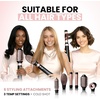 image:imageELLA BELLA 6 in 1 Professional Hot Air Styler amp Straightener Fast Drying  Powerful Hair Dryer Set  Styling Without Heat Damage Curling Volumizing Includes Protective Travel CaseBlackRose Gold