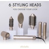 image:imageELLA BELLA 6 in 1 Professional Hot Air Styler amp Straightener Fast Drying  Powerful Hair Dryer Set  Styling Without Heat Damage Curling Volumizing Includes Protective Travel CaseChampagne
