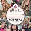 image:imageELLA BELLA 6 in 1 Professional Hot Air Styler amp Straightener Fast Drying  Powerful Hair Dryer Set  Styling Without Heat Damage Curling Volumizing Includes Protective Travel CaseChampagne