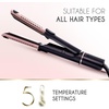 image:imageELLA BELLA Hair Straightener amp Air Curler 2 in 1 Titanium Flat Iron  Cooling Air Vents to Effortlessly Lock in Style Multiple Looks Professional Salon Results