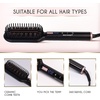 image:imageELLA BELLA Hair Straightening Brush Heated Straightener Brush Comb  Straightens in 1 Pass Ionic Technology for Healthier Hair Suitable for All Hair Types Heated Comb Design