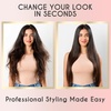 image:imageELLA BELLA Hair Straightening Brush Heated Straightener Brush Comb Transform Your Look in Seconds Suitable for Thick Hair Say Goodbye to Heat Damage