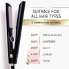 image:imageELLA BELLA Slimline Hair Straightener with Infrared 2in1 Curling  10 Temperature Settings Portable Compact Design 2in1 Straightening amp Curling Tool in One DeviceBlack
