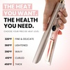 image:imageELLA BELLA Slimline Hair Straightener with Infrared 2in1 Curling  10 Temperature Settings Portable Compact Design 2in1 Straightening amp Curling Tool in One DeviceChampagne