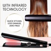 image:imageELLA BELLA Slimline Hair Straightener with Infrared 2in1 Curling  10 Temperature Settings Portable Compact Design 2in1 Straightening amp Curling Tool in One DeviceBlack