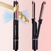 image:imageELLA BELLA Hair Straightener amp Air Curler 2 in 1 Titanium Flat Iron  Cooling Air Vents to Effortlessly Lock in Style Multiple Looks Professional Salon Results
