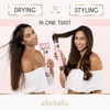 image:imageELLA BELLA 6in1 Hot Air Styler Pink amp Heat Protectant Spray  Powerful Hair Dryer Set for Fast Curling Volumizing Straightening  Includes Travel Case  UV Shield amp Nourishing Hair Care