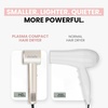 image:imageELLA BELLA Compact Plasma Hair Dryer Digital Display Rapid Drying Quiet  Advanced Plasma Technology Blow Dryer Luxury Velvet Travel Bag Diffuser amp Nozzle Included All Hair TypesChampagne