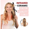 image:imageELLA BELLA Curling Iron 15 Professional Ceramic Wand All Hair Types  Professional Hair Curler  Transform Your Look in Seconds Say Goodbye to Heat Damage with Ceramic TechnologyBlackGold