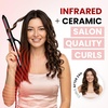 image:imageELLA BELLA Curling Iron 15 Professional Ceramic Wand All Hair Types  Professional Hair Curler  Transform Your Look in Seconds Say Goodbye to Heat Damage with Ceramic TechnologyBlack