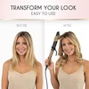 image:imageELLA BELLA Curling Iron 15 Professional Ceramic Wand All Hair Types  Professional Hair Curler  Transform Your Look in Seconds Say Goodbye to Heat Damage with Ceramic TechnologyBlackGold