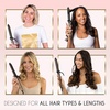 image:imageELLA BELLA Curling Iron 15 Professional Ceramic Wand All Hair Types  Professional Hair Curler  Transform Your Look in Seconds Say Goodbye to Heat Damage with Ceramic TechnologyBlackGold