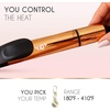 image:imageELLA BELLA Curling Iron 15 Professional Ceramic Wand All Hair Types  Professional Hair Curler  Transform Your Look in Seconds Say Goodbye to Heat Damage with Ceramic TechnologyBlackGold
