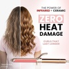 image:imageELLA BELLA Curling Iron 15 Professional Ceramic Wand All Hair Types  Professional Hair Curler  Transform Your Look in Seconds Say Goodbye to Heat Damage with Ceramic TechnologyChampagne