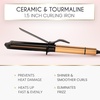 image:imageELLA BELLA Curling Iron 15 Professional Ceramic Wand All Hair Types  Professional Hair Curler  Transform Your Look in Seconds Say Goodbye to Heat Damage with Ceramic TechnologyBlackGold