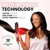 image:imageELLA BELLA Heated Round Thermal Styling Brush with Infrared 18 Barrel  Negative Ion Hot Hair Brush  Volumizer amp Curler in 1 Dry Hair Only Fast HeatUp Dual Voltage Auto ShutOff