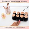 image:imageELLA BELLA Hot Rollers  Ultimate Styling Power for Short Medium amp Long Hair  Hot Hair Curlers  Rapid Heat Up Time  Includes Premium Travel Case Hair Clips amp Heatproof Gloves  BlackBronze