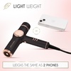 image:imageELLA BELLA Ionic Hair Dryer Black amp Heat Protectant Spray  Negative Ion Blow Dryer with Diffuser  Rapid Drying Intelligent Heat Control  Lightweight Low Noise  UV Shield Hair Care