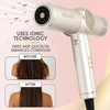 image:imageELLA BELLA Ionic Hair Dryer Champagne amp Heat Protectant Spray  Negative Ion Blow Dryer with Diffuser  Rapid Drying Intelligent Heat Control  Lightweight Low Noise  Nourishing UV Shield Hair Care