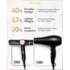 image:imageELLA BELLA Ionic Hair Dryer Dual Voltage with Diffuser  Blow Dryer Quiet  Negative Ion Technology Intelligent Heat Control amp Rapid Drying Speeds Low Noise Lightweight Suitable All Hair Types
