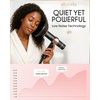 image:imageELLA BELLA Ionic Hair Dryer Dual Voltage with Diffuser  Blow Dryer Quiet  Negative Ion Technology Intelligent Heat Control amp Rapid Drying Speeds Low Noise Lightweight Suitable All Hair Types