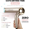 image:imageELLA BELLA Ionic Hair Dryer Foldable with Diffuser Perfect for Travel  Negative Ion Blow Dryer Intelligent Heat Control amp Rapid Drying Lightweight Low Noise TechnologyChampagne