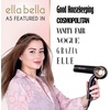 image:imageELLA BELLA Ionic Hair Dryer Foldable with Diffuser Perfect for Travel  Negative Ion Blow Dryer Intelligent Heat Control amp Rapid Drying Lightweight Low Noise TechnologyBlack