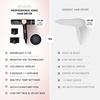 image:imageELLA BELLA Ionic Hair Dryer with Diffuser  Negative Ion Blow Dryer Quiet  ProfessionalGrade Blow Dryer Intelligent Heat Control amp Rapid Drying Lightweight Low Noise All Hair TypesBlack