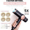 image:imageELLA BELLA Ionic Hair Dryer with Diffuser  Negative Ion Blow Dryer Quiet  ProfessionalGrade Blow Dryer Intelligent Heat Control amp Rapid Drying Lightweight Low Noise All Hair TypesBlack