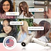 image:imageELLA BELLA Ionic Hair Dryer with Diffuser  Negative Ion Blow Dryer Quiet  ProfessionalGrade Blow Dryer Intelligent Heat Control amp Rapid Drying Lightweight Low Noise All Hair TypesChampagne