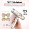 image:imageELLA BELLA Ionic Hair Dryer with Diffuser  Negative Ion Blow Dryer Quiet  ProfessionalGrade Blow Dryer Intelligent Heat Control amp Rapid Drying Lightweight Low Noise All Hair TypesChampagne