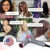 image:imageELLA BELLA Ionic Hair Dryer with Diffuser  Negative Ion Blow Dryer Quiet  ProfessionalGrade Blow Dryer Intelligent Heat Control amp Rapid Drying Lightweight Low Noise All Hair TypesGrey  Purple