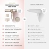 image:imageELLA BELLA Ionic Hair Dryer with Diffuser  Negative Ion Blow Dryer Quiet  ProfessionalGrade Blow Dryer Intelligent Heat Control amp Rapid Drying Lightweight Low Noise All Hair TypesChampagne