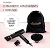 image:imageELLA BELLA Ionic Salon Hair Dryer with Diffuser  Blow Dryer Quiet  Intelligent Heat amp Speed Control Lightweight LowNoise Design Rapid Drying amp Precision Styling All Hair Types