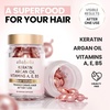 image:imageELLA BELLA Keratin Hair Serum with Argan Oil amp Vitamins A E B5  AntiFrizz Hair Treatment amp Night Repair Hair Vitamins for Women for Smooth Shiny FrizzFree Hair Every Day