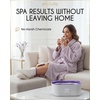 image:imageELLA BELLA Paraffin Wax Machine for Hand and Feet Wax Warmer amp Refill Kit  EverythinginOne Kit Paraffin Wax Refills Mitts amp Booties Soothing AtHome Spa ReliefViolet