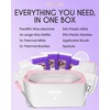 image:imageELLA BELLA Paraffin Wax Machine for Hand and Feet Wax Warmer amp Refill Kit  EverythinginOne Kit Paraffin Wax Refills Mitts amp Booties Soothing AtHome Spa ReliefPale Pink