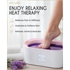 image:imageELLA BELLA Paraffin Wax Machine for Hand and Feet Wax Warmer amp Refill Kit  EverythinginOne Kit Paraffin Wax Refills Mitts amp Booties Soothing AtHome Spa ReliefPale Pink