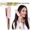image:imageELLA BELLA Titanium Flat Iron Hair Straightener Large with Infrared  Professional Straightening Iron for Women  Digital Display for Accurate Temperature Control Good Housekeeping FeaturedPink