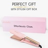 image:imageELLA BELLA Titanium Flat Iron Hair Straightener Large with Infrared  Professional Straightening Iron for Women  Digital Display for Accurate Temperature Control Good Housekeeping FeaturedPink