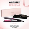 image:imageELLA BELLA Titanium Flat Iron Hair Straightener Large with Infrared  Professional Straightening Iron for Women  Digital Display for Accurate Temperature Control Good Housekeeping FeaturedDark Grey  Purple
