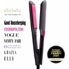 image:imageELLA BELLA Titanium Flat Iron Hair Straightener Large with Infrared  Professional Straightening Iron for Women  Digital Display for Accurate Temperature Control Good Housekeeping FeaturedDark Grey  Purple