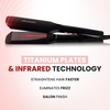 image:imageELLA BELLA Titanium Flat Iron Hair Straightener Large with Infrared  Professional Straightening Iron for Women  Digital Display for Accurate Temperature Control Good Housekeeping FeaturedBlack