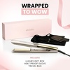image:imageELLA BELLA Titanium Flat Iron Hair Straightener Slim with Infrared  Professional Straightening Iron for Women  Digital Display for Accurate Temperature Control Good Housekeeping FeaturedChampagne