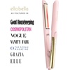 image:imageELLA BELLA Titanium Flat Iron Hair Straightener Slim with Infrared  Professional Straightening Iron for Women  Digital Display for Accurate Temperature Control Good Housekeeping FeaturedPink