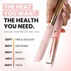 image:imageELLA BELLA Titanium Flat Iron Hair Straightener Slim with Infrared  Professional Straightening Iron for Women  Digital Display for Accurate Temperature Control Good Housekeeping FeaturedPink