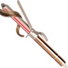 image:imageELLA BELLA Curling Iron 15 Professional Ceramic Wand All Hair Types  Professional Hair Curler  Transform Your Look in Seconds Say Goodbye to Heat Damage with Ceramic TechnologyChampagne