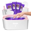 image:imageELLA BELLA Paraffin Wax Machine for Hand and Feet Wax Warmer amp Refill Kit  EverythinginOne Kit Paraffin Wax Refills Mitts amp Booties Soothing AtHome Spa ReliefPale Pink