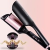 image:imageELLA BELLA Ultimate Waver Curling Iron Crimper Hair Tool Dual Voltage  Adjustable Heat Settings AntiScald Tech Ionic Ceramic Coating for LongLasting FrizzFree Beach WavesBlackRose Gold